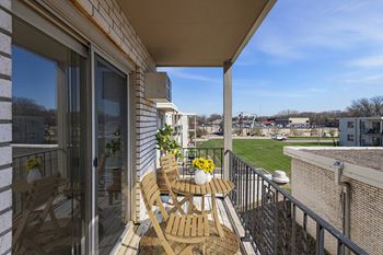 Patio or balcony in select homes